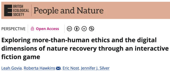 August 2026: PhD Grad, Dr. Leah Govia, publishes! Click here