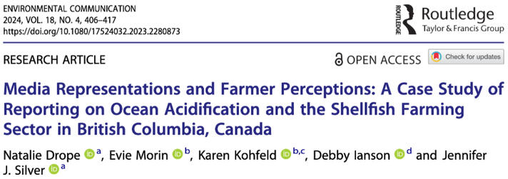 November 2023: MA grad, Natalie Drope, publishes! Click here